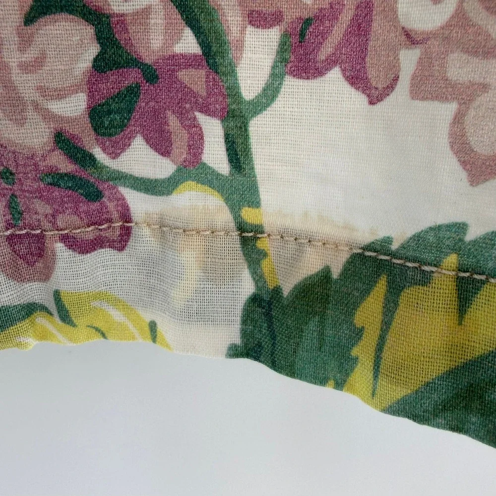 Anthropologie By Anthropologie A+ Mellie Hydrangea Swing Raincoat Blue Floral - Picture 15 of 15